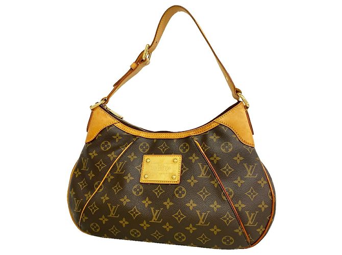 Sac à épaule Louis Vuitton Monogram Thames GM Marron