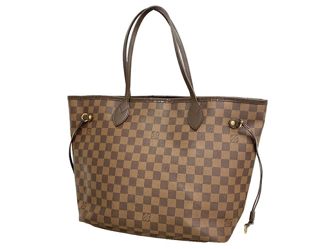 Borsa Tote Louis Vuitton Damier Neverfull MM Damier ebene