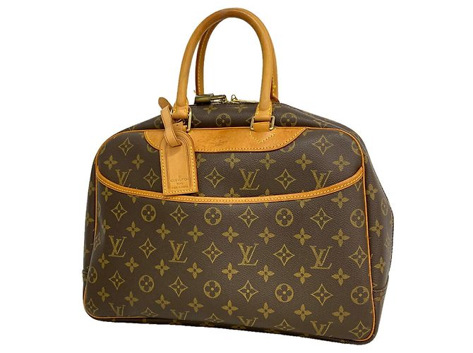 Sac à main Louis Vuitton Monogram Deauville Marron