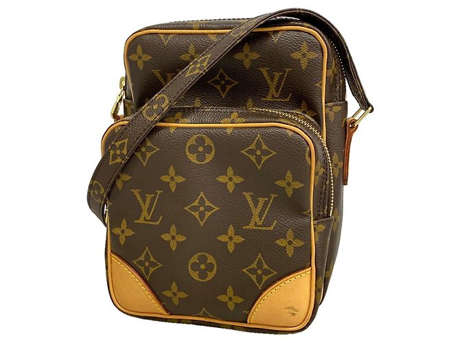 Louis Vuitton Monogram Amazon Schultertasche Braun