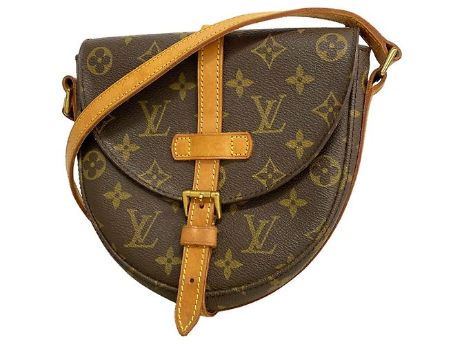Borsa a tracolla Louis Vuitton Monogram Chantilly PM Marrone