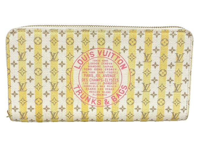 Louis Vuitton Long Wallet LV Stamp Zippy Multiple colors