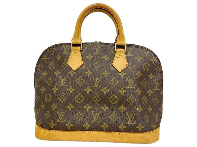 Borsa Louis Vuitton Alma Monogram Marrone
