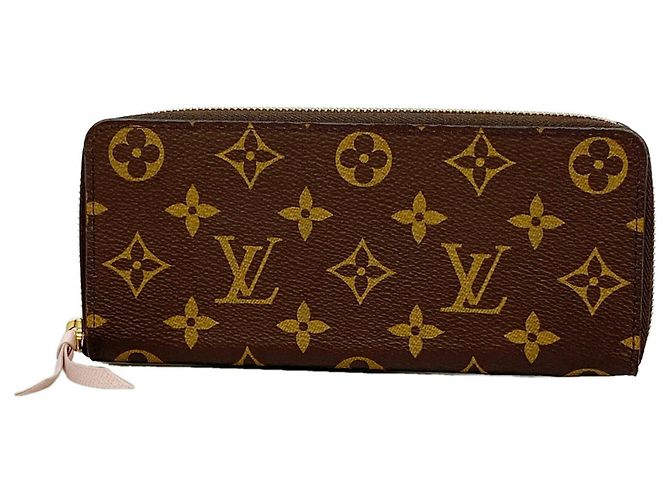 Louis Vuitton Monogram Portefeuille Clemence Long Wallet Pink