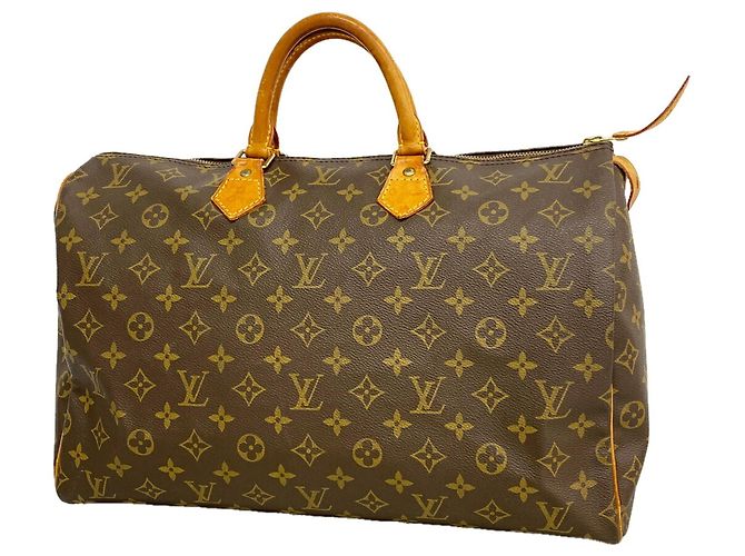 Louis Vuitton Monogram Speedy 40 Handtasche Braun