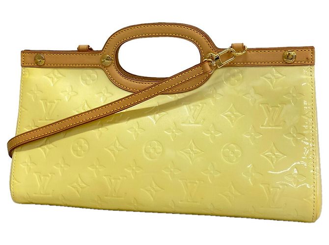 Louis Vuitton Vernis Roxbury Drive Handtasche Weiß