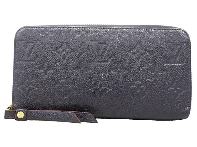 Portafoglio Zippy Louis Vuitton Monogram Empreinte Rosso