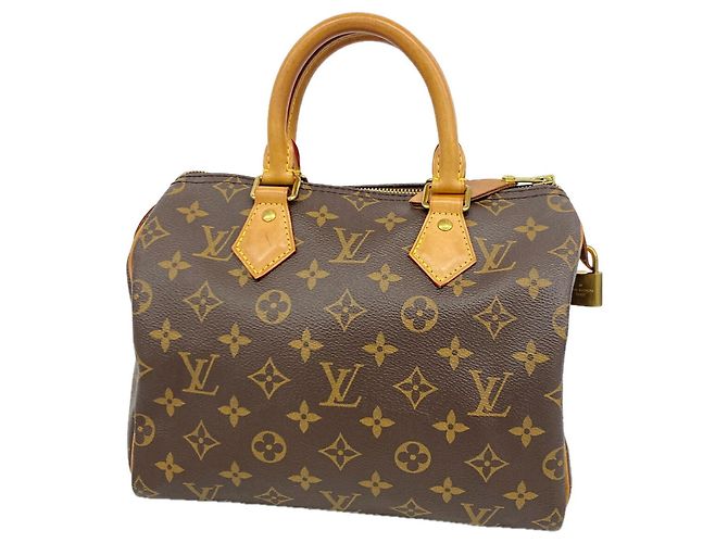 Louis Vuitton Monogram Speedy 25 Handtasche Braun