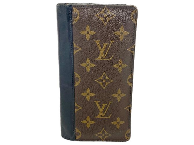 Cartera Larga Louis Vuitton Monogram Macassar Castaño Negro