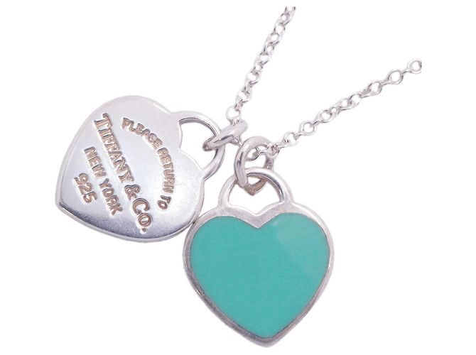 Autre Marque Collana Tiffany & Co. Double Return to Heart Blu