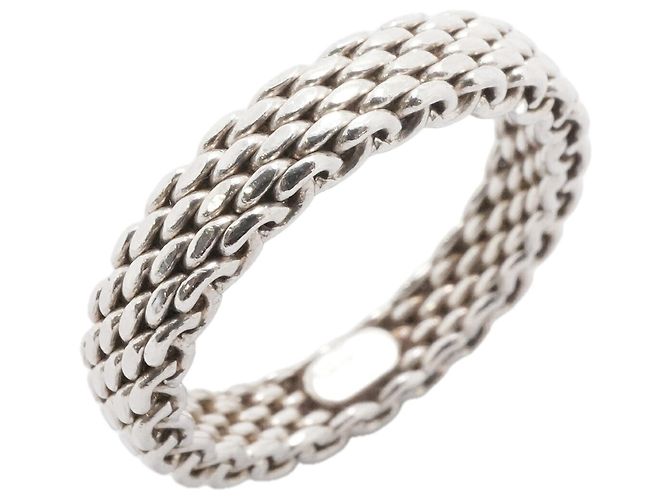 Autre Marque Anillo banda Tiffany & Co. Somerset en plata de ley
