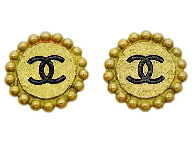 Orecchini a clip Chanel Gold D'oro