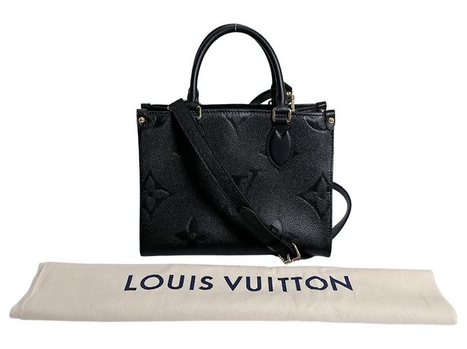Saco Tote Louis Vuitton OnTheGo PM Preto