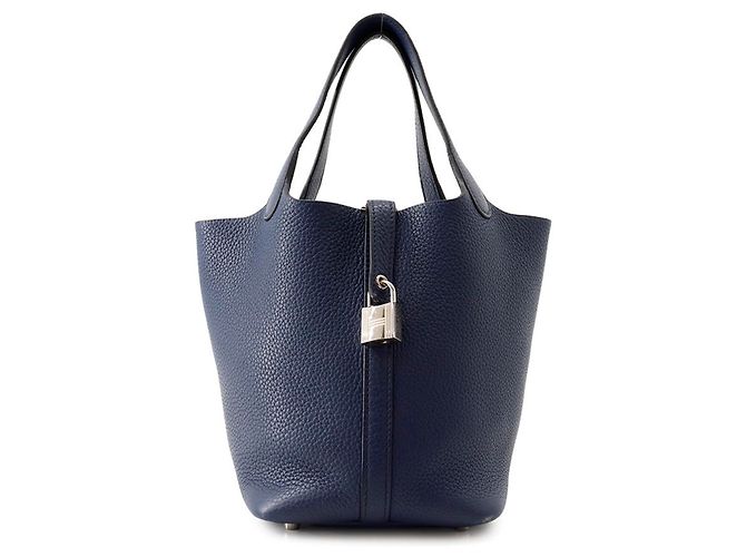 Hermès Sac à main Hermes Picotin Lock PM Bleu