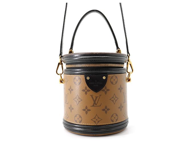 Louis Vuitton Monogram Reverse Cannes Handtasche Schwarz