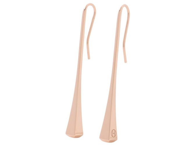 Hermès Pendientes de botón Hermes 18K Pink Gold