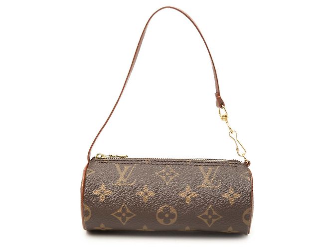 Louis Vuitton Brown Monogram Papillon Pochette Marrone
