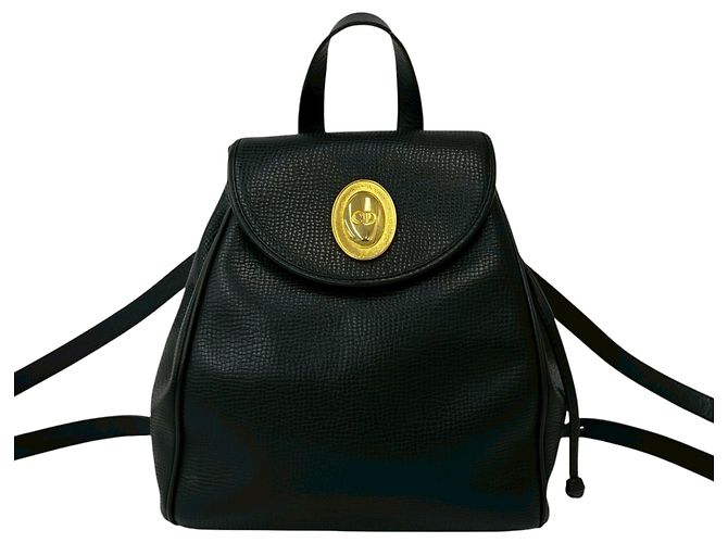 Autre Marque Zaino Dior in pelle nera Nero