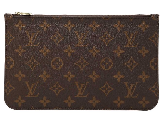 Bolsa Louis Vuitton Brown Monogram Neverfull MM Marrom