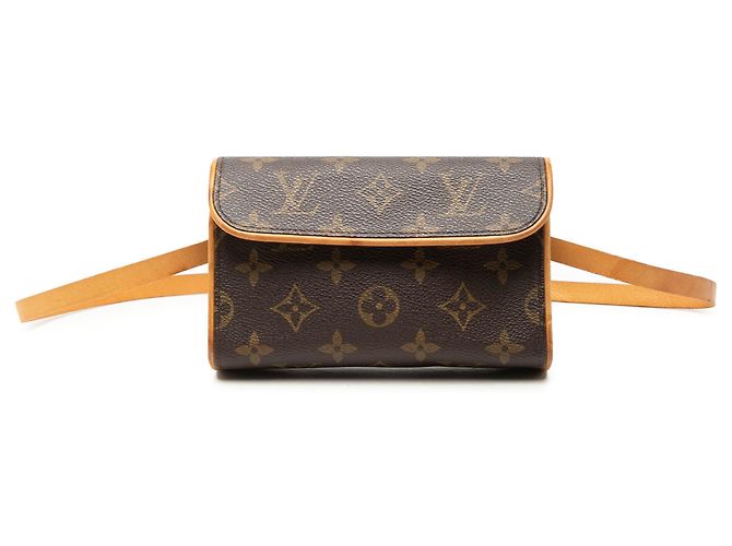 Louis Vuitton Pochette Florentine Monogram Brown Marrone