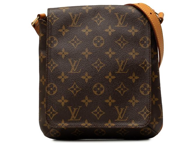 Louis Vuitton Brown Monogram Musette Salsa PM Short Strap Marrom