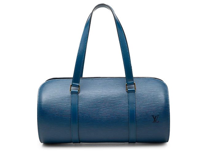Louis Vuitton Blue Epi Soufflot Blau