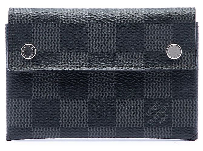 Louis Vuitton Black Damier Graphite Compact Modulable Wallet