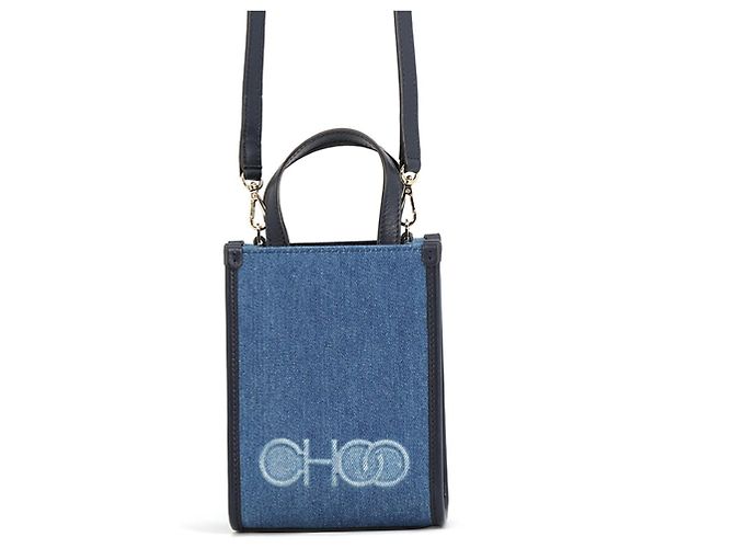 Sac à main Mini Tote Jimmy Choo Bleu Bleu Marine