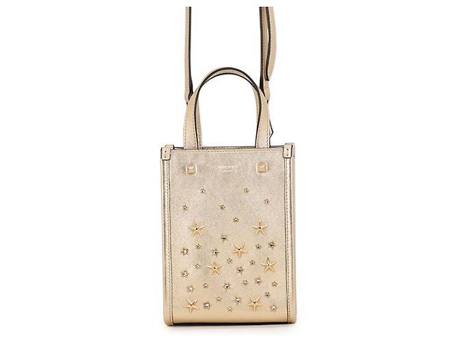 Sac à main Mini Tote Jimmy Choo Doré