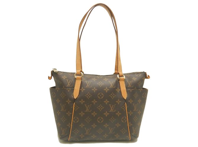 Sac Cabas Louis Vuitton Monogram Totally PM Marron Noir Monogramme