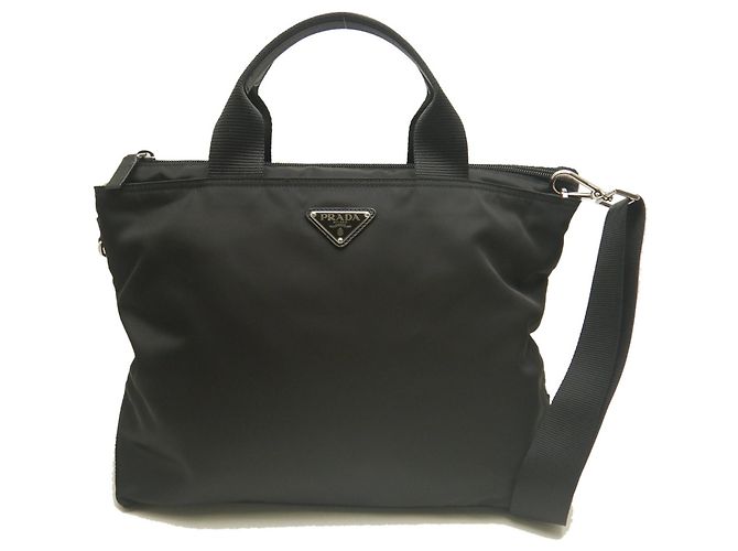 Tote Sac cabas Prada en nylon Nero Noir