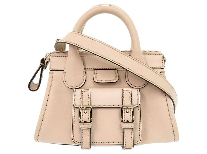 Chloé Edith Leather Pink Mini Handbag