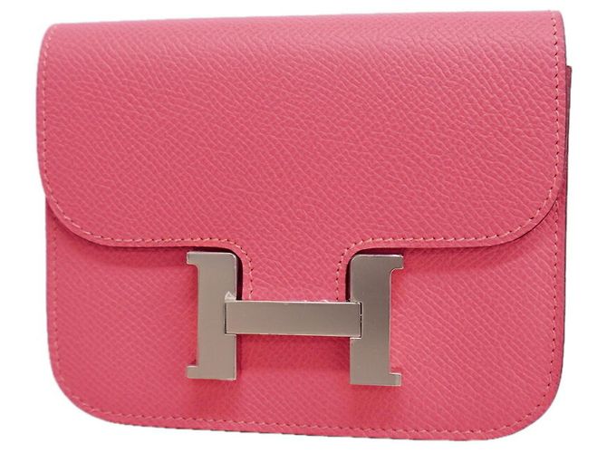 Hermès Hermes Constance Wallet in Rose Azalee Pink