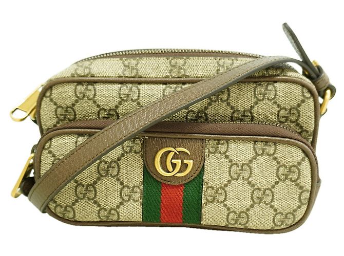 Bolsa de Ombro Gucci Ophidia Marrom