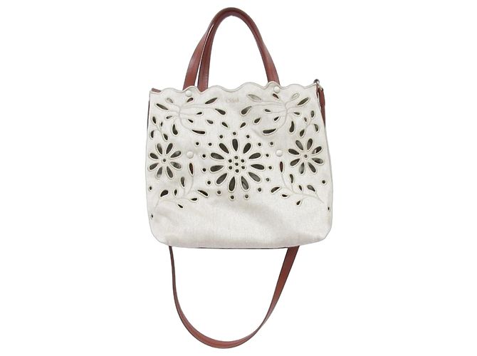 Chloé Camilla Borsa Tote 2 in 1/Borsa a Tracolla Marrone