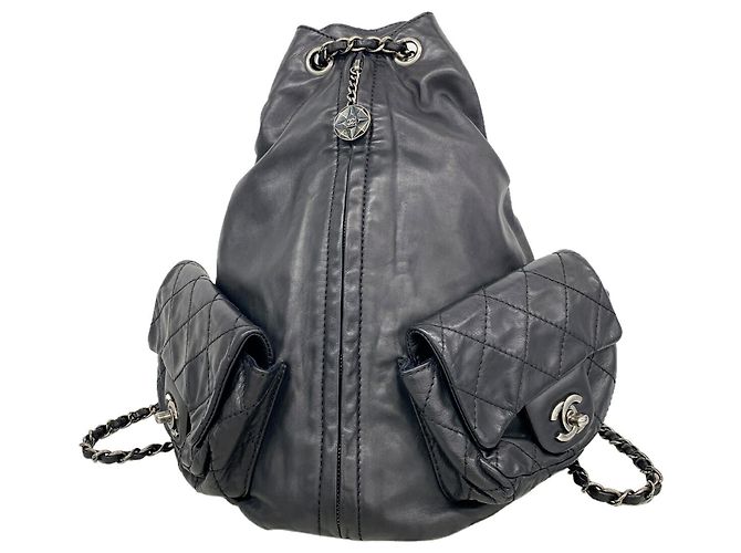 Zaino Chanel in pelle Matelassé Nero