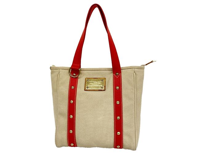 Borsa Louis Vuitton Antigua Cabas MM Beige