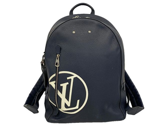 Louis Vuitton Navy Backpack Navy blue