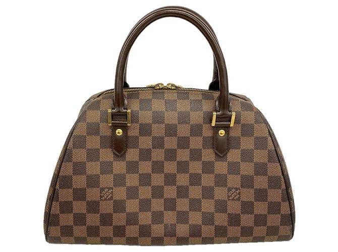 Sac à main Louis Vuitton Damier Ribera MM N41434 Ebene Damier ebène