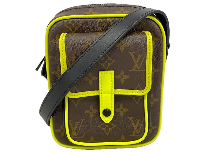 Borsa a tracolla Louis Vuitton Monogram Macassar Marrone