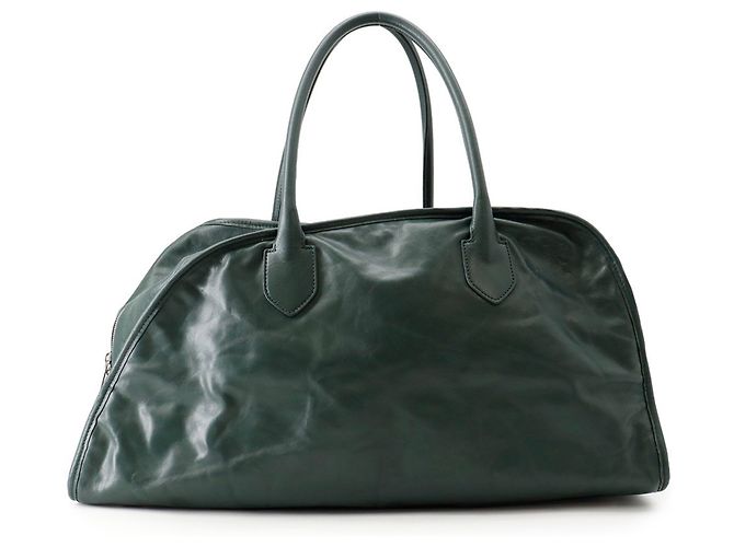 Bolsa de ombro em couro Burberry Azul Verde escuro