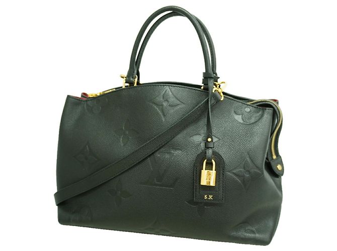 Borsa Louis Vuitton Monogram Empreinte Grand Palais MM Nero