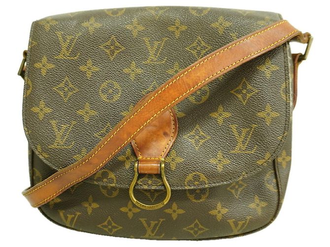 Bolsa de Ombro Louis Vuitton Monogram Saint Cloud GM Marrom