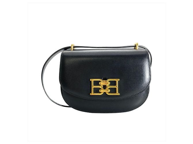 Borsa a tracolla e spalla in pelle Bally Nero