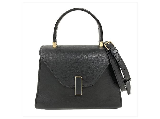 Borsa a tracolla Mini Iside Valextra Nero