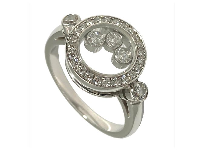 Anillo Alianza Chopard Happy Diamonds en Oro Blanco