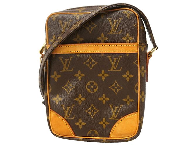 Bolso de hombro Louis Vuitton Monogram Danube Castaño