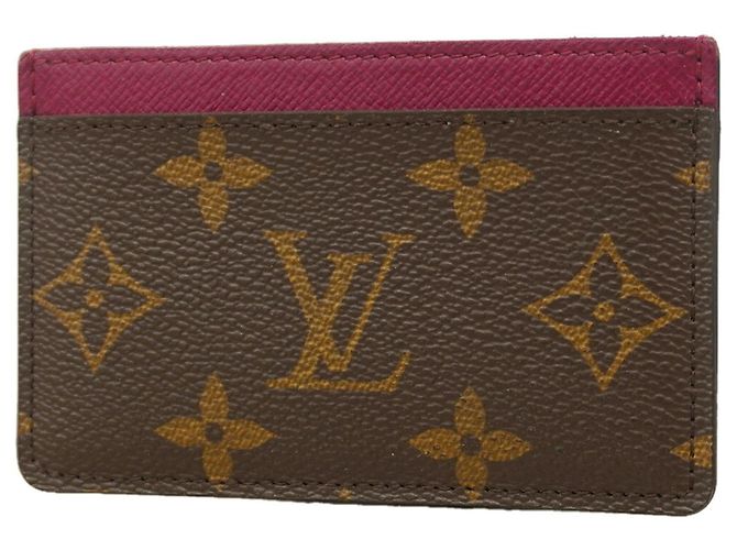 Louis Vuitton Tarjetero Monogram Fuchsia Fucsia