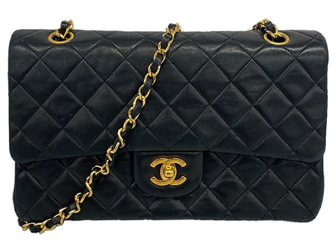 Timeless Bolsa de Ombro Chanel Matelassé Preto