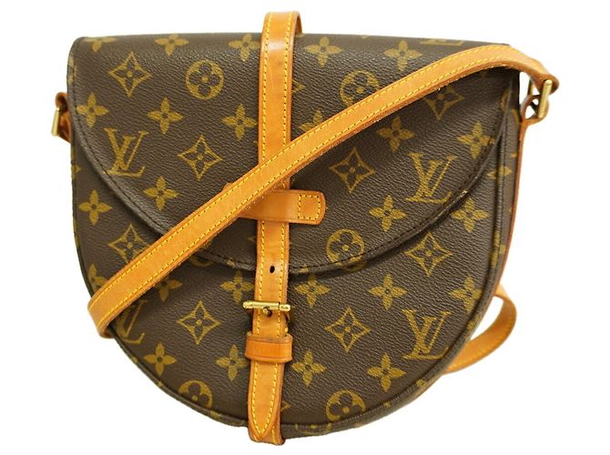 Bolso de hombro Louis Vuitton Monogram Chantilly MM Castaño